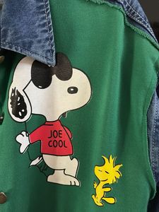 Snoopy Denim Patchwork Jacket