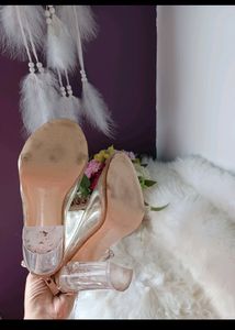HOT and SEXY CLEAR NUDE 😉 LACE BOOTS 🤍