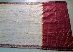 New Elegant Cotton-Soft Silk Embroidery Saree✨