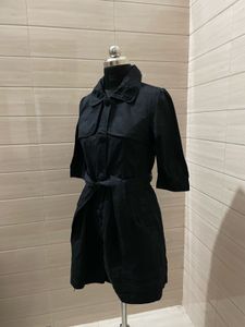 Old Money Imported Black Coat