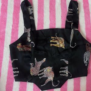 Cute Animal Print Crop Top