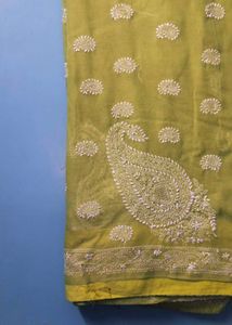 Vintage Hand-Embroidered Saree