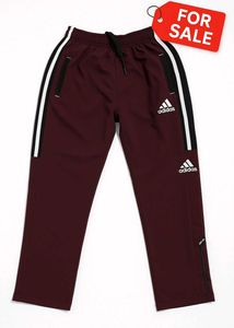 Adidas Style Maroon Track Pants for Men | Premium