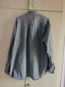 Striped Oversized Button-Down SHIRT ✨✨