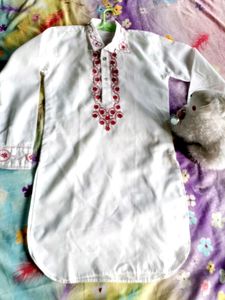 Embroidered Kids Kurta