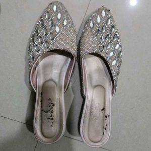 Embellished Glass Heels