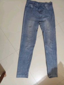 Embellished Denim Jeans