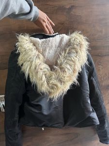 Brand New Leather Jacket With Fur Inside 🖤