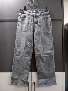 328. Grey baggy Jeans for women