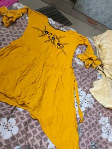 Western Dress With Garara