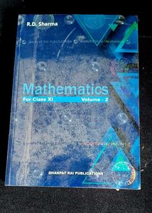 R.D. Sharma Mathematics Class XI Vol. 2