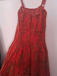 Red Floral Sundress