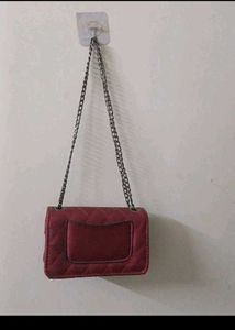 Burgundy Shoulder Bag