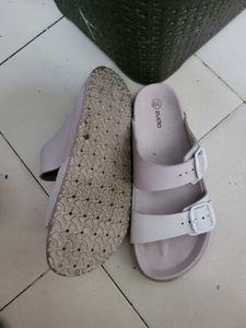 Zudio Pink &amp; White Slides