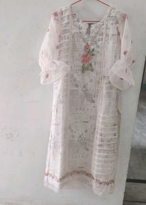 Organic Cotton+Organza Suit Set