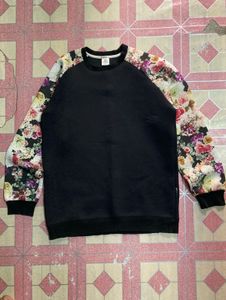 Floral Sleeve Sweater