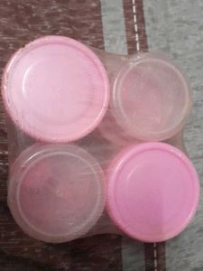 Pink Plastic Storage Containers