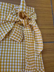 Gingham Ruffle Shorts