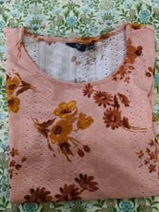 Tshirt With Flair Sleeve