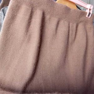 Brown Light Pencil Skirt