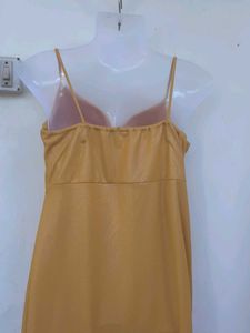 Chic Yellow Bodycon Dress