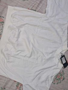 Stylish White Pullover Sweatshirt