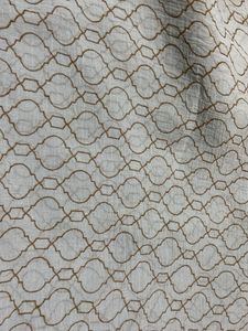 Printed, crushed light-weight gray saree