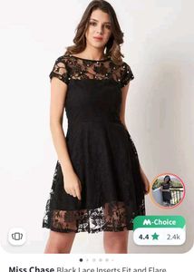 Black Lace Party Dress