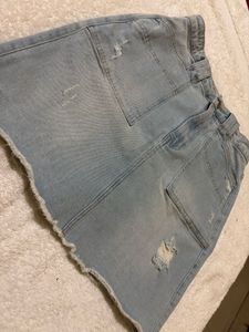 Denim Blue Skirt
