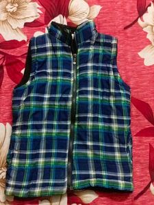 Plaid Puffer Vest