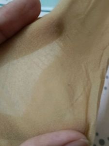 Skin Beige Color Thigh High Transparent Stockings