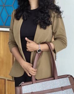 New With Tag Kotty Brown Casual Blazer For Women