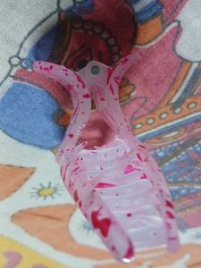 Pink Splatter Banana Clip
