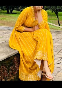 Anarkali Cotton Suit
