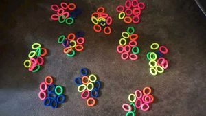 100 Colorful Hair Ties - Bundle Deal