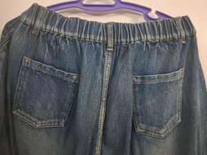 Split Hem Denim Jeans