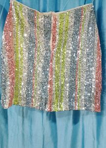 Sparkling Sequin Mini Skirt