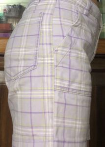 H&amp;M Plaid Shorts - Light Purple