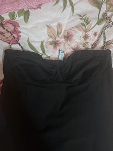 Newme Little Black Dress with Chain Detail