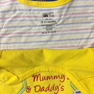 Combo-1 Baby Romper &amp; 6 Sets Of Daily Wear Shorts