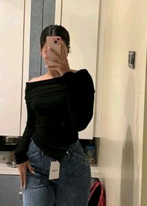 Savana Asymmetrical Off Shoulder Top