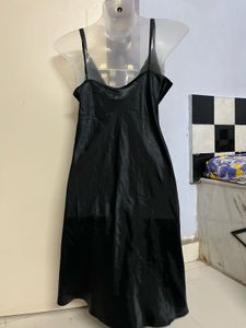 Linea Donatella Black Lingerie Slip Dress Gorgeous