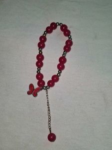 Red Beaded Bracelet
