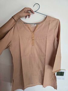 Peach Fabindia Top