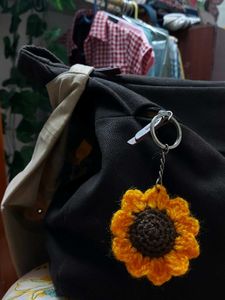 Sunflower Keychain