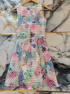 brand new Floral Print Skater Dress (EXTRA SMALL)