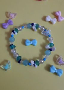 Blue Y2k Aesthetic Kawaii Bracelet