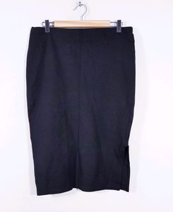 M&amp;S Collection Black Plain Pencil Skirt (Women&#39;s)