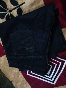 Grab Skinny Black Jeans