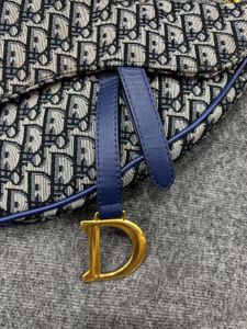 Dior Blue Saddle Bag Coded